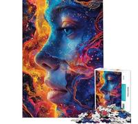 Puzzle 1000 pièces pour Adolescents Déesse Cosmique Fantastique Décoration Murale Cadeau Souvenir pour Amis et Famille (Dimensions 50x75cm)