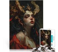 Puzzle 1000 pièces pour Adolescents Démon d'automne Réduction du Stress intéressante Décoration d'intérieur et Cadeaux Uniques 38x26cm