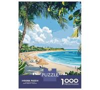Puzzle 1000 Pièces pour Adolescents Diani Beach Kenya Puzzles pour Adultes - Jeu Manuel - Assemblage De Motifs - Cadeau d'anniversaire Unique 52x38cm/1000pcs