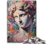 Puzzle 1000 pièces pour Adolescents Dieu Grec Apollon, Difficile et Stimulant, avec Affiche et fiche de Questions-réponses pour Les 14 Ans (50x75cm)
