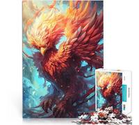 Puzzle 1000 pièces pour Adolescents Dieu Phénix Compétition de Vitesse Manuelle Chaque pièce est Unique - Jeu Familial Stimulant et Amusant 75x50cm