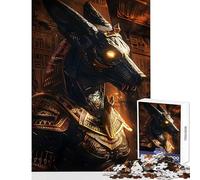 Puzzle 1000 pièces pour Adolescents Dieux d'Égypte Jeu Anti-Stress Cadeau de Père Noël Secret Casse-tête Stimulant Dimensions 38x52cm