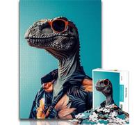 Puzzle 1000 pièces pour Adolescents Dinosaure Puzzle 1000 pièces, Jouet éducatif Anti-Stress, Superbes Cadeaux et Jouets (Taille 75x50cm)