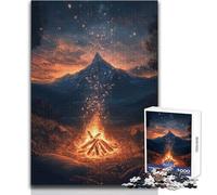 Puzzle 1000 pièces pour Adolescents « Dormez Bien, aventurier ! » Jeu de Casse-tête de Course de Vitesse Manuelle, pour Les Jeux (Dimensions 38x52cm)