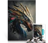 Puzzle 1000 pièces pour Adolescents Dragon Arc-en-Ciel Jouet éducatif d'apprentissage Renforcer l'amour Entre Les Couples 52x38cm