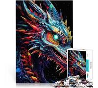 Puzzle 1000 pièces pour Adolescents Dragon dans Borderlands Réduction du Stress intéressante Une œuvre d'art 52x38cm