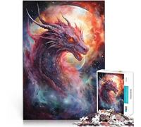 Puzzle 1000 pièces pour Adolescents Dragon dans l'univers Jouet éducatif d'apprentissage Car C'est Un pour Toute la Famille 75x50cm