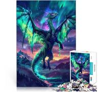 Puzzle 1000 pièces pour Adolescents Dragon Séraphin Aurora Jeux éducatifs Décoration d'intérieur Jeu de défi Unique 75x50cm