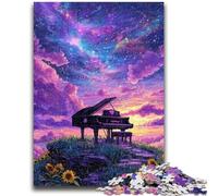 Puzzle 1000 pièces pour Adolescents Dream Piano Difficile à réaliser, mais Amusant et Humoristique Cadeau d'anniversaire, Cadeaux, décoration Murale 26x38cm