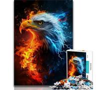 Puzzle 1000 pièces pour Adolescents Eagles of Ice and Fire Jeu Familial Anti-Stress défi Difficile excellents Cadeaux et Jouets 38x26cm