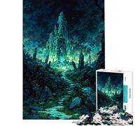 Puzzle 1000 pièces pour Adolescents Echoes of Eden Jeu éducatif Familial Stimulant à compléter à partir de 14 Ans (50x75cm)