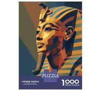 Puzzle 1000 Pièces pour Adolescents Egyptian Pharaoh Puzzles pour Adultes - Jeu Manuel - Améliore La Mémoire - Cadeaux d'anniversaire Et Cadeaux Uniques 70x50cm/1000pcs