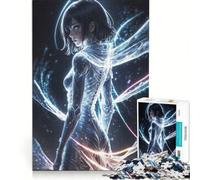 Puzzle 1000 pièces pour Adolescents Élégance néon Jouet éducatif Cadeau d'anniversaire Cadeau Unique 38x52cm