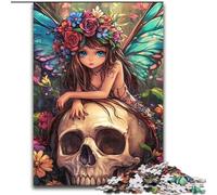 Puzzle 1000 pièces pour Adolescents, Elfe Squelette, Jeu Stimulant et Familial avec des pièces entièrement emboîtables de Formes aléatoires 38x26cm