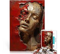 Puzzle 1000 pièces pour Adolescents Elle a sculpté dans Le Mur pour Le Jeu éducatif Challenge Toy décoration Murale 52x38cm