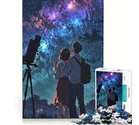 Puzzle 1000 pièces pour Adolescents émerveillement partagé sous Les étoiles Jeu Impossible Difficile et Stimulant Cadeau Unique d'anniversaire et de Noël 38x52cm