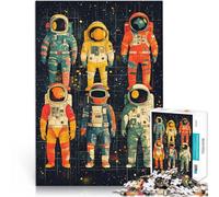 Puzzle 1000 pièces pour Adolescents Équipage d'astronautes dans l'espace Jeu intellectuel Collection d'artistes, Beaux-Arts 50x70cm
