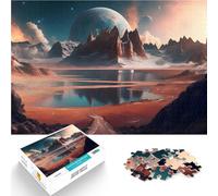 Puzzle 1000 pièces pour Adolescents Espace et planètes Entraînez Votre Cerveau et Vos Mains Renforcer l'amour Entre Les Couples 50x70cm