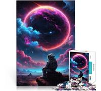 Puzzle 1000 pièces pour Adolescents Espace Jeu Gamer néon Jouet éducatif intellectuel décompressant Idées Cadeaux 75x50cm