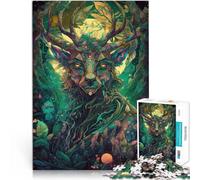 Puzzle 1000 pièces pour Adolescents Esprit de la forêt Entraînez Votre Cerveau et Vos Mains Interaction Parent-Enfant 38x26cm