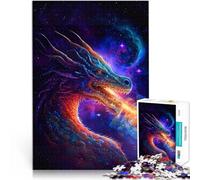 Puzzle 1000 pièces pour Adolescents Esthétique de la Galaxie du Dragon Casse-tête Activités Amusantes à la Maison, Cadeaux d'anniversaire, Cadeaux de Voyage, 38x26cm