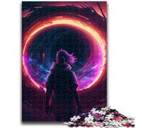Puzzle 1000 pièces pour Adolescents et Adultes Alpaga Lavande Jouets éducatifs et ludiques Activités à la Maison, Cadeau d'anniversaire, Cadeau de Voyage 50x75cm
