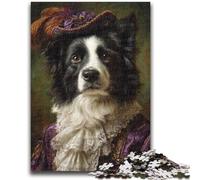 Puzzle 1000 pièces pour Adolescents et Adultes, Animaux Border Collie, Jouets éducatifs, Jeux Anti-Stress, décoration Murale 26x38cm