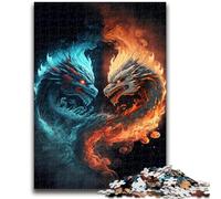 Puzzle 1000 pièces pour Adolescents et Adultes, Art de la Galaxie, Dragon, 1000 pièces pour Adolescents, Jeu Stimulant, décoration Murale, Cadeaux d'anniversaire et de Noël Uniques (50x75cm)