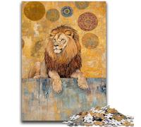 Puzzle 1000 pièces pour Adolescents et Adultes, Art du Lion, Jouet éducatif et intellectuel, Superbes Cadeaux et Jouets, 26x38cm