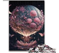 Puzzle 1000 pièces pour Adolescents et Adultes Ballon dans l'espace, Jeu Familial Anti-Stress, défi Difficile, Une œuvre d'art pour Les 14 Ans et Plus (Taille 26x38cm)