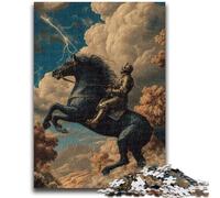 Puzzle 1000 pièces pour Adolescents et Adultes, Chevaliers médiévaux, Puzzles pour Adultes, Jeu Stimulant, idéal comme Cadeau pour Toute la Famille (26x38cm)