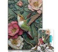 Puzzle 1000 pièces pour Adolescents et Adultes Colibri 1000 pièces pour Adolescents Jouet éducatif intellectuel décompressant décoration Parfaite 38x26cm