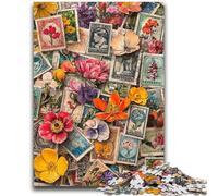 Puzzle 1000 pièces pour Adolescents et Adultes, Collage de Plantes et de Fleurs, Jeu éducatif pour Anniversaire et Noël, pour Les 14 Ans et Plus, 50x75cm