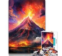 Puzzle 1000 pièces pour Adolescents et Adultes, éruption volcanique, Jouet éducatif et éducatif, idéal comme Cadeau pour Toute la Famille (75x50cm)