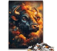 Puzzle 1000 pièces pour Adolescents et Adultes Fantasy Yak pour Les 14 Ans et Plus, Jeu de Quiz Amusant à la Maison, Cadeau d'anniversaire, Cadeau de Voyage 50x75cm