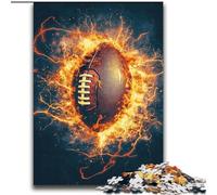 Puzzle 1000 pièces pour Adolescents et Adultes, Flame Rugby, Jouets éducatifs et éducatifs pour la Famille, pour renforcer l'amour Entre Couples, 38x52cm