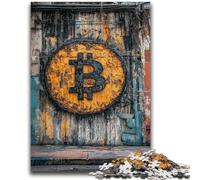 Puzzle 1000 pièces pour Adolescents et Adultes Graffiti Bitcoin Jouet éducatif intellectuel décompressant Superbes Cadeaux et Jouets 50x75cm