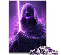 Puzzle 1000 pièces pour Adolescents et Adultes Guerrier de l'espace Galactique, Anti-Stress, défi Difficile avec Affiche et fiche de Questions-réponses Assorties 26 x 38 cm