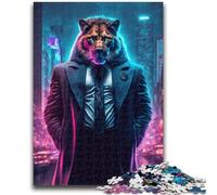 Puzzle 1000 pièces pour Adolescents et Adultes Inspecteur Léon Jeu Stimulant et éducatif en Famille pour Anniversaire, Noël 26x38cm