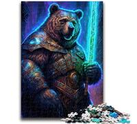 Puzzle 1000 pièces pour Adolescents et Adultes, Jeu de réflexion « Astral Bear Warriors », décoration Murale, Cadeaux d'anniversaire et de Noël Uniques, 50x75cm