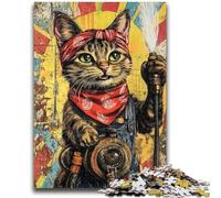 Puzzle 1000 pièces pour Adolescents et Adultes, Jeu de réflexion sur Le thème des Chats fantastiques, décoration Murale, Cadeaux Uniques pour Anniversaire et Noël, 50x75cm