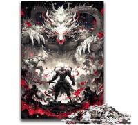Puzzle 1000 pièces pour Adolescents et Adultes Jeu éducatif Familial sur l'éléphant mystérieux, idéal comme Cadeau pour Toute la Famille 14 Ans et Plus 26x38cm