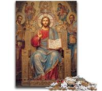 Puzzle 1000 pièces pour Adolescents et Adultes, Jouets artistiques de Jésus, Jeux éducatifs, Anti-Stress, décoration d'intérieur Unique et Cadeaux 50x75cm