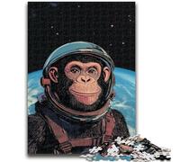 Puzzle 1000 pièces pour Adolescents et Adultes, Jouets chimpanzés astronautes, Jeux éducatifs, Anti-Stress, décoration d'intérieur Unique et Cadeaux 50x75cm