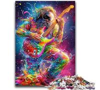 Puzzle 1000 pièces pour Adolescents et Adultes, Jouets d'astronautes psychédéliques, Jeux éducatifs, Anti-Stress, Convient pour la décoration de Bureau, 50x75cm
