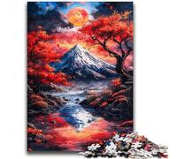 Puzzle 1000 pièces pour Adolescents et Adultes, Jouets du Mont Fuji, Jeux éducatifs, Anti-Stress, décoration d'intérieur et Cadeaux Uniques, 26x38cm