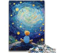 Puzzle 1000 pièces pour Adolescents et Adultes Le Petit Prince du Ciel Nocturne Jouet éducatif intellectuel décompressant Superbes Cadeaux et Jouets 50x75cm