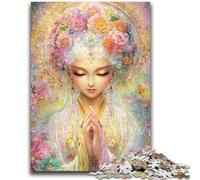 Puzzle 1000 pièces pour Adolescents et Adultes, Motif Aquarelle, déesse, Anti-Stress, défi Difficile, idéal pour la décoration de Bureau, 50x75cm