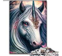 Puzzle 1000 pièces pour Adolescents et Adultes, Motif Licorne Fantastique, à partir de 14 Ans, décoration d'intérieur, idéal comme Cadeau pour Toute la Famille (Taille 50x75cm)