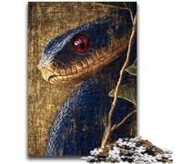Puzzle 1000 pièces pour Adolescents et Adultes, Motif Serpent Fantastique, Jouet éducatif Anti-Stress, Superbes Cadeaux et Jouets (26x38cm)